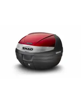 Top case cu capac colorat SHAD SH29 Rosu SHAD Livrare expres