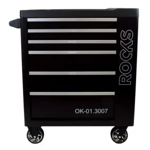 Preț promoțional Dulap de scule Rooks Garage Black 6 sertare si 385 unelte OK-01.3007 ROOKS