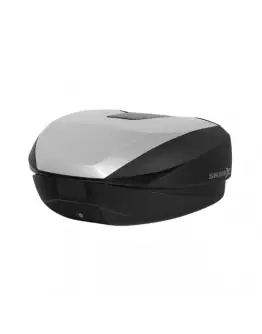 Ofertă exclusivă Top case SHAD SH59X cu spatar - Negru aluminiu SHAD
