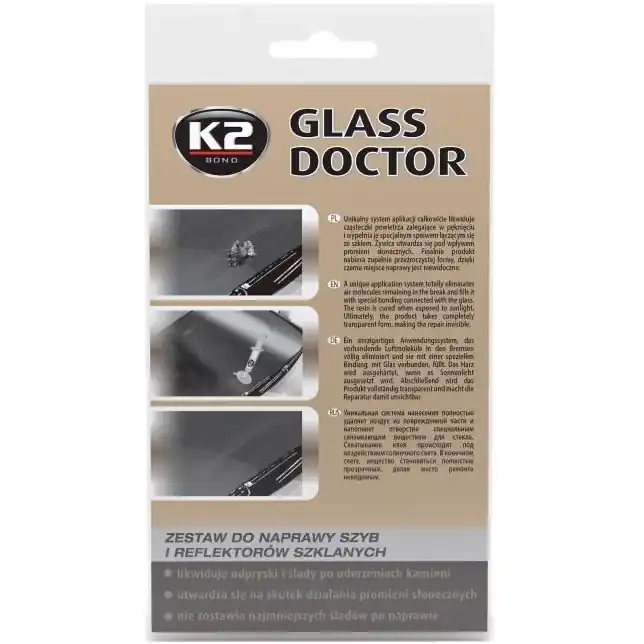 Ofertă exclusivă K2 Kit Reparatii Parbriz Glass Doctor 80G B350 K2