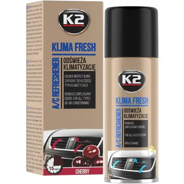 K2 Klima Fresh Spray Curatat Ac Cherry 150ML K222CH K2 Transport gratuit