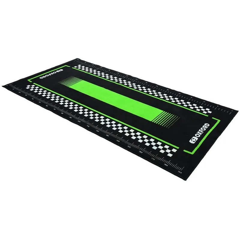 Doar azi Covor Moto Oxford Workshop Mat Pitlane Green L 200 x 100cm Negru Verde OX913 OXFORD