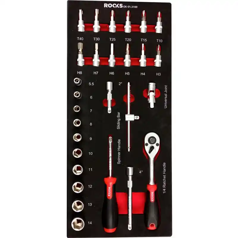 Ofertă exclusivă Set chei tubulare ROOKS OK-01.3100 ROOKS