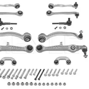 Set reparatie brate puntea fata Meyle pentru AUDI A4 B5, A4 B6, A4 B7 1.6-4.2 11.94-06.08 Meyle Cel mai vândut