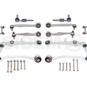 Set reparatie brate puntea fata SIDEM pentru AUDI A4 B5, A6 C5; SKODA SUPERB I; VW PASSAT B5, PASSAT B5.5 1.6-4.2 11.94-03.08 SIDEM Comandă acum
