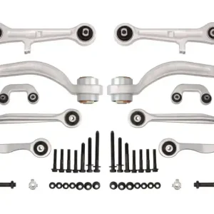 Set reparatie brate puntea fata REINHOCH pentru AUDI A4 B6, A4 B7, A6 C5 1.6-3.0 11.00-06.08 REINHOCH Retur ușor
