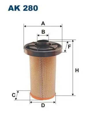 Filtru aer FILT AK280 FILT Ofertă limitată