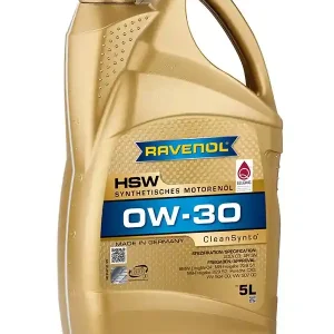 Cel mai vândut Ulei motor Ravenol HSW 0W30 5L RAVENOL