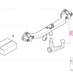Towing hitch, detachable STAHL - BMW Preț promoțional
