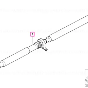Ansamblu arbore antrenare L=1548MM - BMW Calitate înaltă