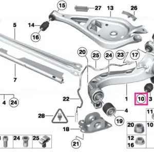 Cumpără online Eccentric bolt M12X1,5X85-10.9 - BMW