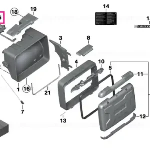 Livrare expres Topcase locking mechanism, left - BMW Motorrad