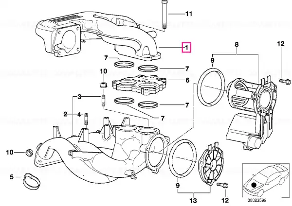 Ultima șansă Intake manifold system - BMW