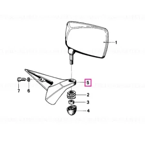 Mirror base left - BMW Motorrad Reduceri