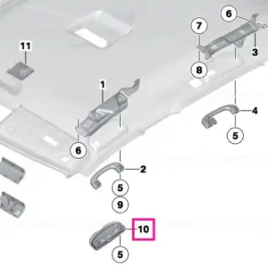 Tray for glasses GRAU - BMW Cumpără online