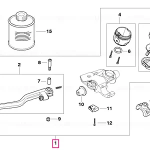 Livrare rapidă Clutch control assembly - BMW Motorrad