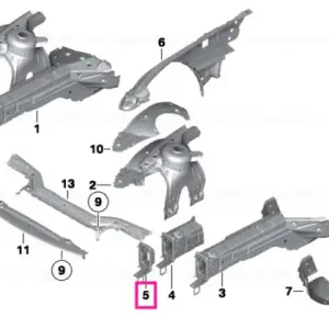 Suport element deformare stânga - BMW Comandă acum