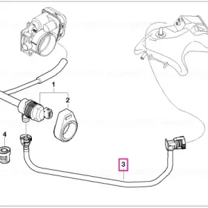 Fuel Tank Breather Line - BMW Super ofertă