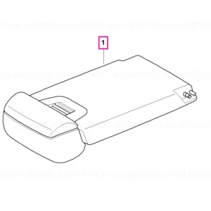 Armrest, rear middle BEIGE - BMW Ofertă limitată