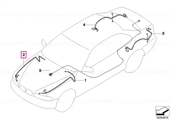 Ofertă de sezon Set cabluri reparatie fata dreapta - BMW