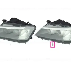 Bi-xenon headlight, right - BMW Cumpără online