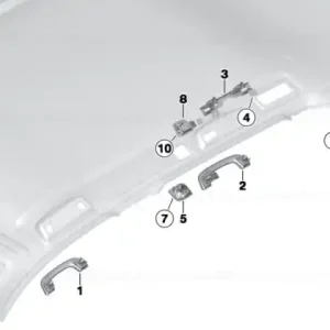 Suport plasa separare spate stanga - BMW Livrare expres