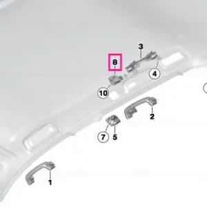 Suport plasa separare fata stanga - BMW Discount