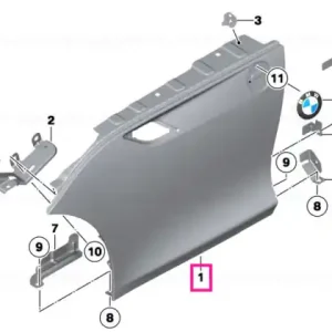 Side panel, front left - BMW Premium