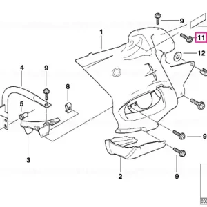 Șurub cap oval cu șaibă M5X16 SW - BMW Motorrad Plată securizată