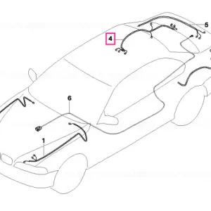 Plată securizată Set cabluri reparatie spate dreapta - BMW