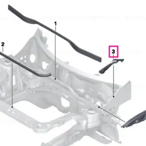Retur ușor Moulded part right - BMW - Mini