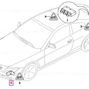 Senzor ultrasonic Atlantic Blue WA13 - BMW Ieftin