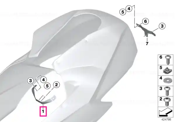 Suport ornamental față - BMW Motorrad Ultima șansă