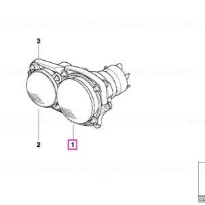 Headlight, low beam LV / LHT - BMW Motorrad Ofertă exclusivă