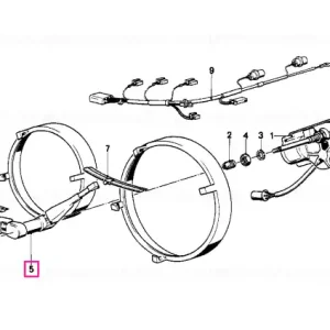Doar azi Wiper arm right - BMW