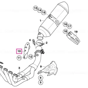 Preț mic Capac țeavă admisie - BMW Motorrad