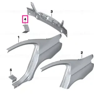 Preferatul clienților Reinforcement plate, C-pillar, left - BMW