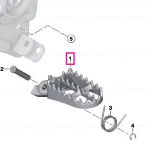 Ofertă specială Footrest, left - BMW Motorrad