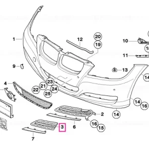 Bestseller Open grid, right - BMW