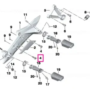 Șurub trapezoidal M8X25-10.9 M8X25-10.9-SI - BMW Motorrad Reducere specială