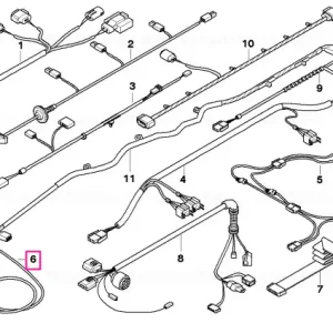 Bestseller Connecting line MASK / on-board monitor L= 1390MM - BMW