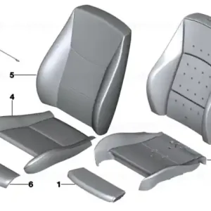 Chilipir Sports seat upholstery parts - BMW
