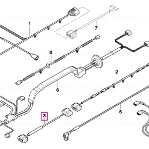 Wiring harness, active steering hot wire - BMW Chilipir