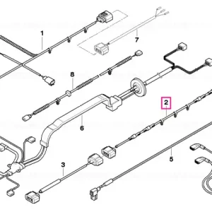 Wiring harness, active steering hot wire - BMW Ieftin