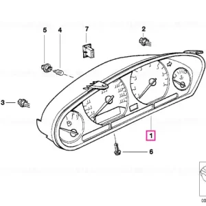 Cel mai vândut EXCH-Instrument cluster, uncoded KM/H - BMW