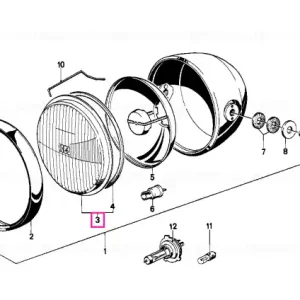Installing set lamp lens - BMW Motorrad Plată sigură