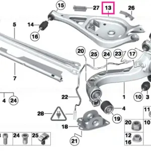 Ieftin Wishbone, upper left - BMW