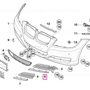Reducere Finisher, rod, right - BMW