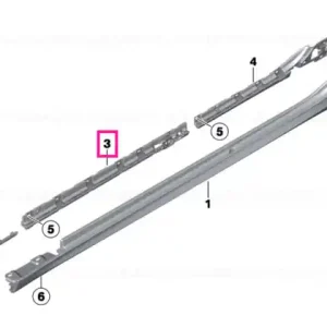 Livrare rapidă Retaining strip, sill, front right - BMW