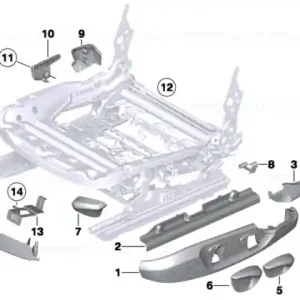 Bestseller Tapițerie scaun dreapta BEIGE - BMW